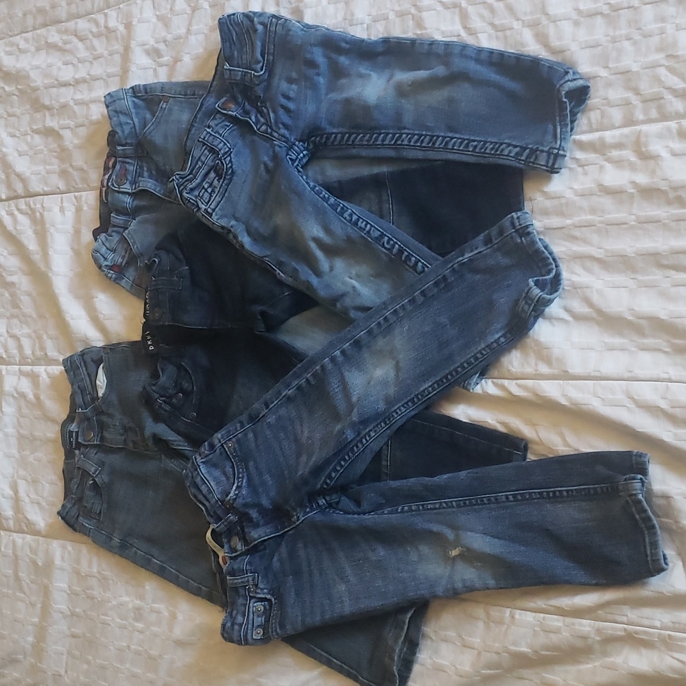 5 pair of 3T Jeans